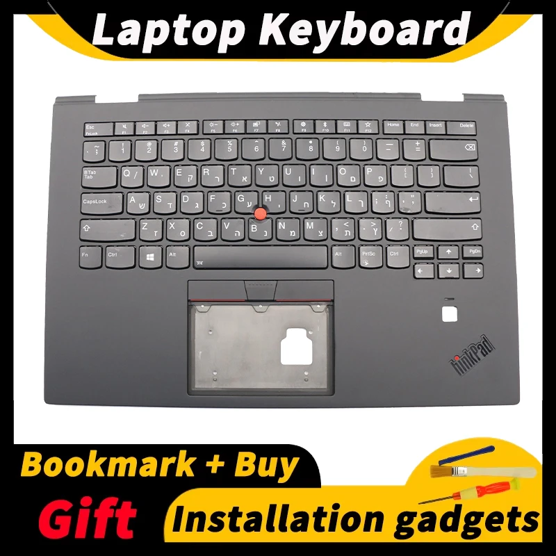 Laptop Replacement Keyboard For Lenovo ThinkPad X1 Yoga 3rd with Backlit Keyboard Hebrew layout with C Case All-in-One 01LX835
Laptop Replacement Keyboard For Lenovo ThinkPad X1 Yoga 3rd with Backlit Keyboard Hebrew layout with C Case All-in-One 01LX835