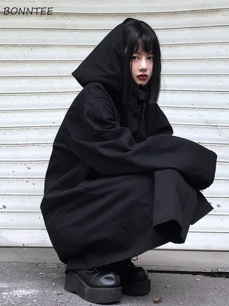 Куртки с капюшоном в стиле ретро для женщин, черные Y2k, модная мешковатая верхняя одежда для девочек, крутая универсальная одежда в японском стиле в стиле Харадзюку, новинка
Куртки с капюшоном в стиле ретро для женщин, черные Y2k, модная мешковатая верхняя одежда для девочек, крутая универсальная одежда в японском стиле в стиле Харадзюку, новинка