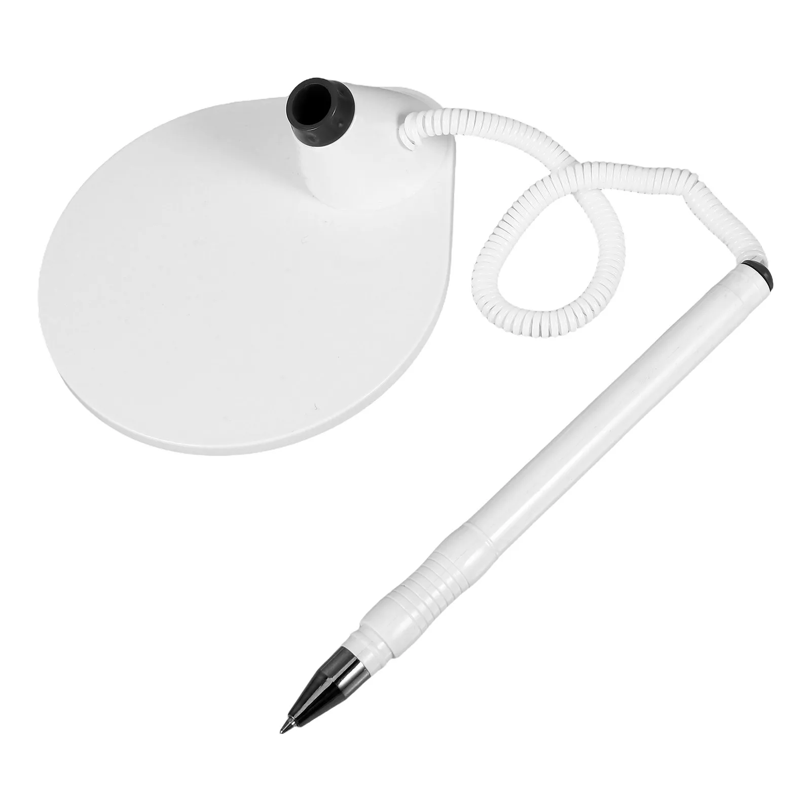 Counter Desk Pen with Plastic Secure Writing Ballpoint Pen Desktop Holder for Office Bank School Wedding Signing
Counter Desk Pen with Plastic Secure Writing Ballpoint Pen Desktop Holder for Office Bank School Wedding Signing