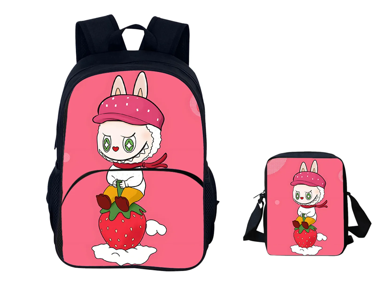 NEW Labubu Backpack 2 in 1 Durable School Bag and Shoulder Bag Set,Cartoon Schoolbag for Little Kids
NEW Labubu Backpack 2 in 1 Durable School Bag and Shoulder Bag Set,Cartoon Schoolbag for Little Kids