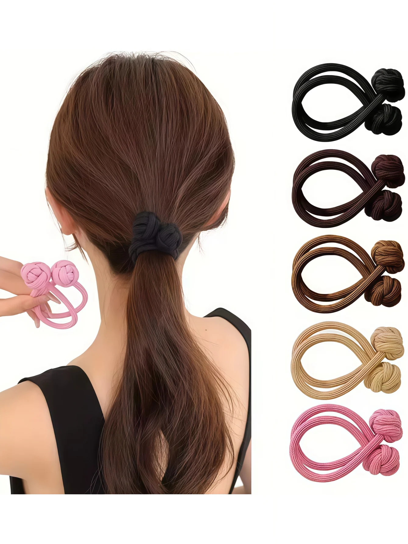 Dopamine Style Simple Knot Hair Ties, Korean Style Hair Accessories, High Elastic Fabric Hair Bands, Versatile Elegant Hair Rope
Dopamine Style Simple Knot Hair Ties, Korean Style Hair Accessories, High Elastic Fabric Hair Bands, Versatile Elegant Hair Rope