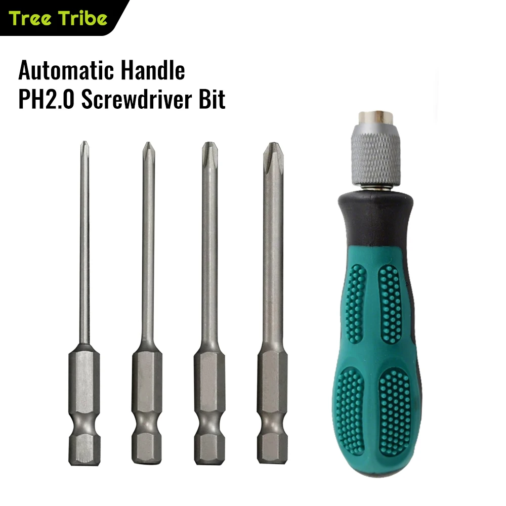 Tree Tribe Automatic Handle Screwdriver with Automatic Bit Changer PH2.0 75mm 2.0/3.0/4.0/5.0 BMCU Tool
Tree Tribe Automatic Handle Screwdriver with Automatic Bit Changer PH2.0 75mm 2.0/3.0/4.0/5.0 BMCU Tool