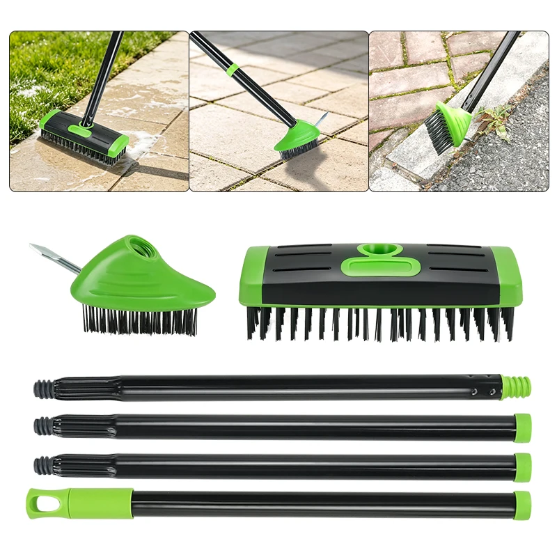 50IN Long Handle Moss Removal Brush - Deck Crevice Cleaning Tool with Wire Brush for Driveway Patio Weed Remover
50IN Long Handle Moss Removal Brush - Deck Crevice Cleaning Tool with Wire Brush for Driveway Patio Weed Remover