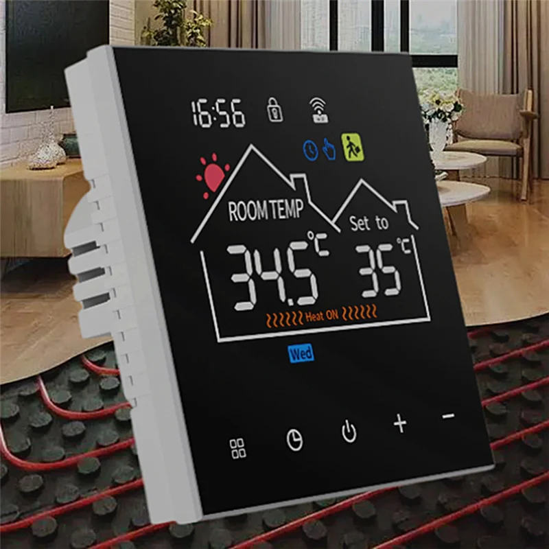 ABSE-Smart Wi-Fi беспроводной термостат для эффективного газового котла, водяного отопления, водяного отопления, цифровой регулятор температуры
ABSE-Smart Wi-Fi беспроводной термостат для эффективного газового котла, водяного отопления, водяного отопления, цифровой регулятор температуры