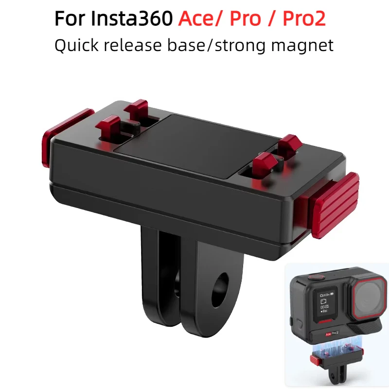Mount adapter suitable For Insta360 Ace/ Pro / Pro2 magnetic quick release base, cold boot expansion accessories
Mount adapter suitable For Insta360 Ace/ Pro / Pro2 magnetic quick release base, cold boot expansion accessories