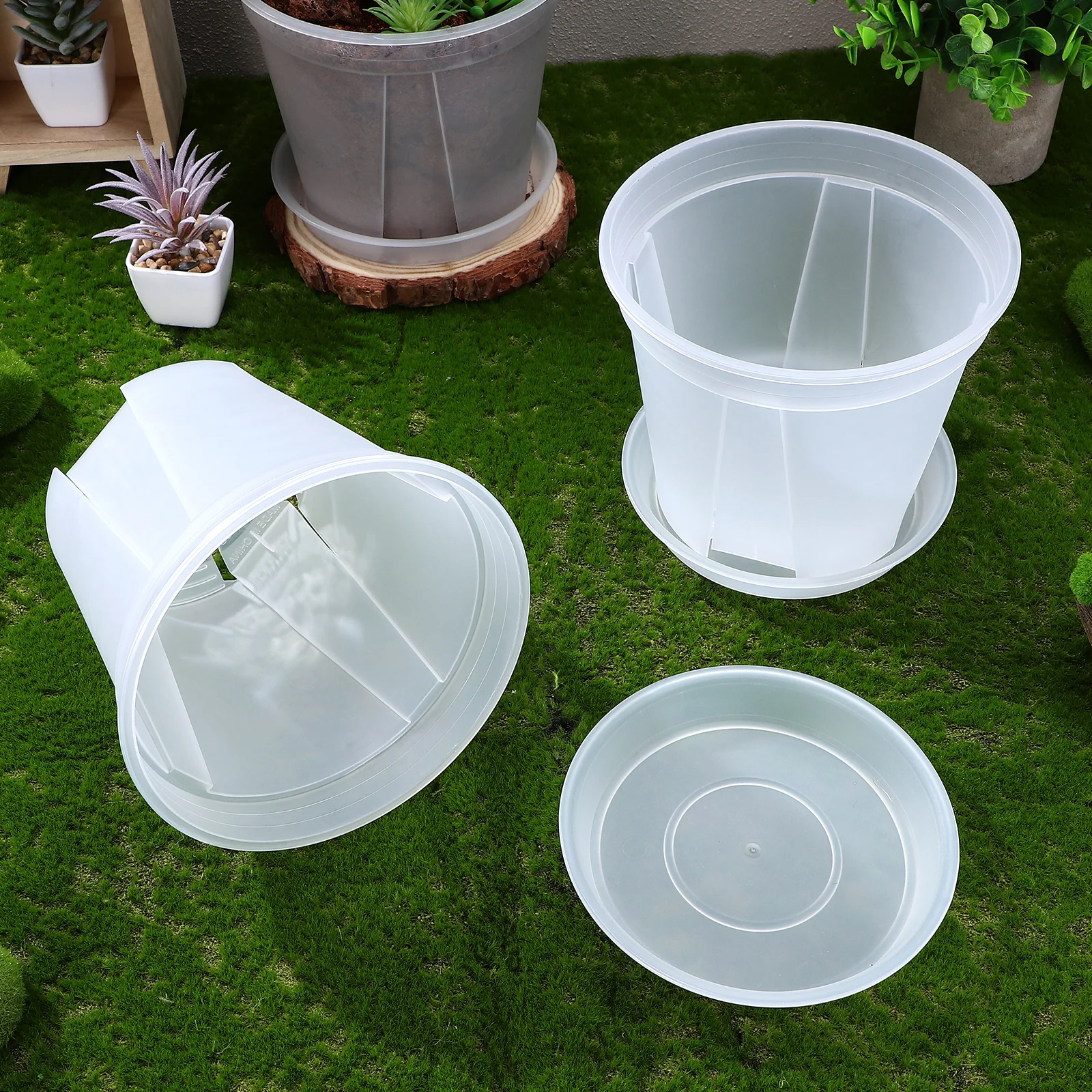 4 pcs Root Control Pot Plastic Flower Pots Indoor Drainage Holes Strawberry Planter PP Material Succulent Pot Space Saving
4 pcs Root Control Pot Plastic Flower Pots Indoor Drainage Holes Strawberry Planter PP Material Succulent Pot Space Saving
