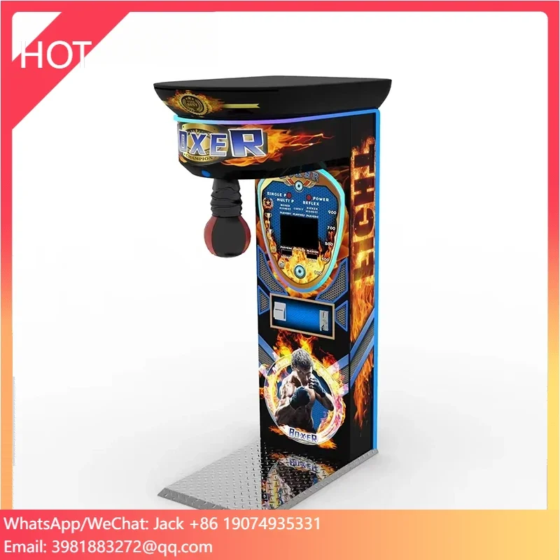 New Type Coin Operated Game Machine Gym Punch Arcade Machine FEC Box Boxer Game Boxing Machine Boxing GAMES Gaming 
New Type Coin Operated Game Machine Gym Punch Arcade Machine FEC Box Boxer Game Boxing Machine Boxing GAMES Gaming