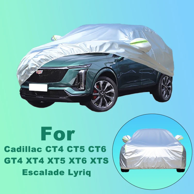 For Cadillac CT4 CT5 CT6 GT4 XT4 XT5 XT6 XTS Escalade Lyriq Outdoor Protection Car Covers Set Sunshade Waterproof and Dustproof
For Cadillac CT4 CT5 CT6 GT4 XT4 XT5 XT6 XTS Escalade Lyriq Outdoor Protection Car Covers Set Sunshade Waterproof and Dustproof