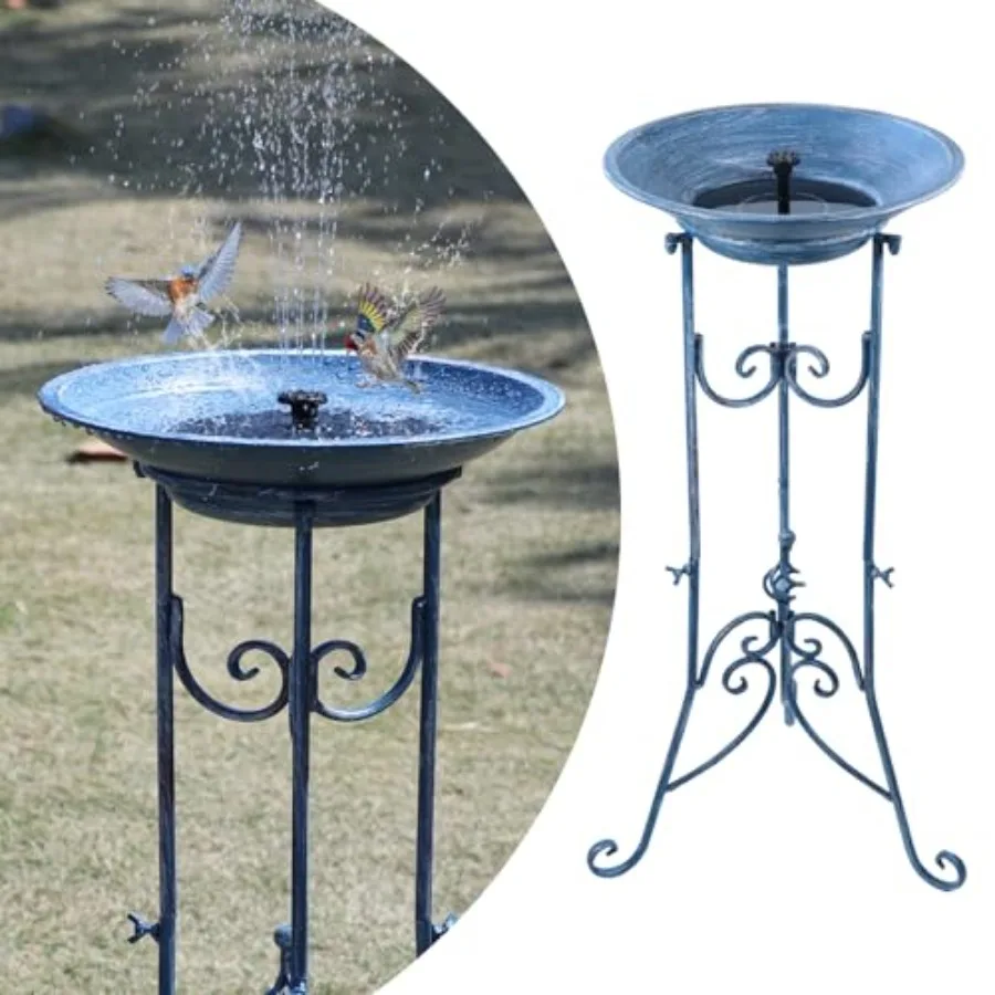 Multifunctional Solar Bird Bath for Outside Metal Birdbath Stand and Solar Fountain Bird Bath Bubbler Combo Set Solar Birdbaths
Multifunctional Solar Bird Bath for Outside Metal Birdbath Stand and Solar Fountain Bird Bath Bubbler Combo Set Solar Birdbaths
