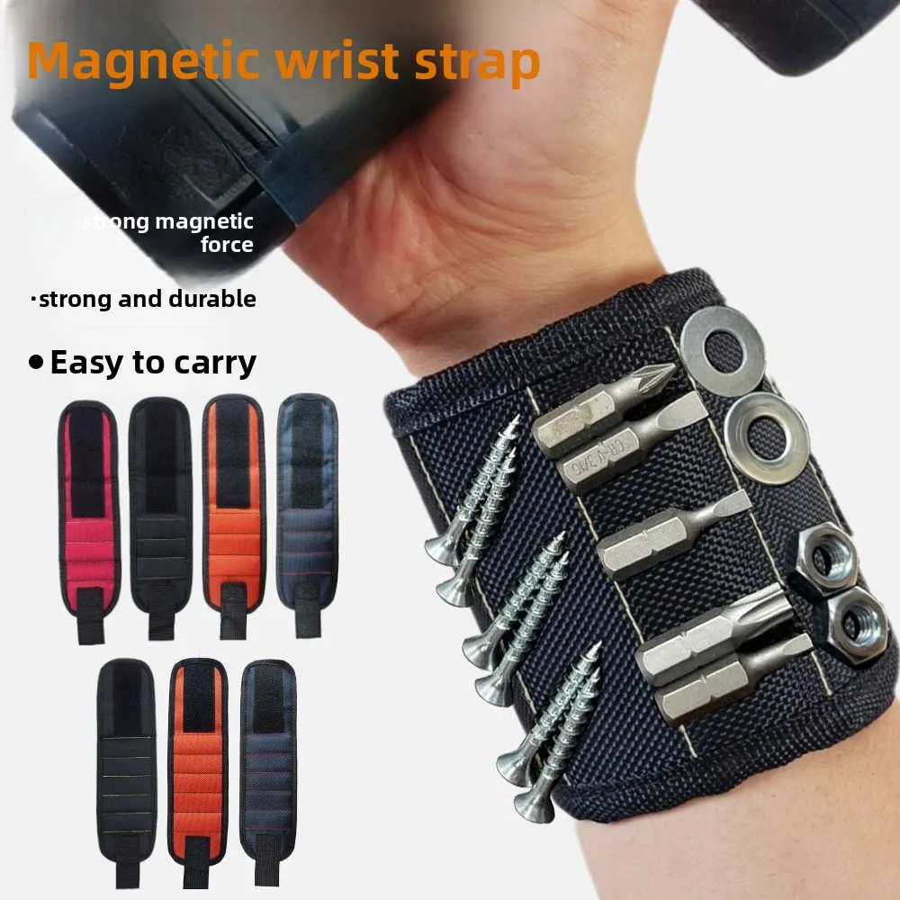 Powerful Magnetic Wrist Strap Tool Storage Tool Belt Belt Tool Holder For Holding Screws Nails Drill Bits Components
Powerful Magnetic Wrist Strap Tool Storage Tool Belt Belt Tool Holder For Holding Screws Nails Drill Bits Components