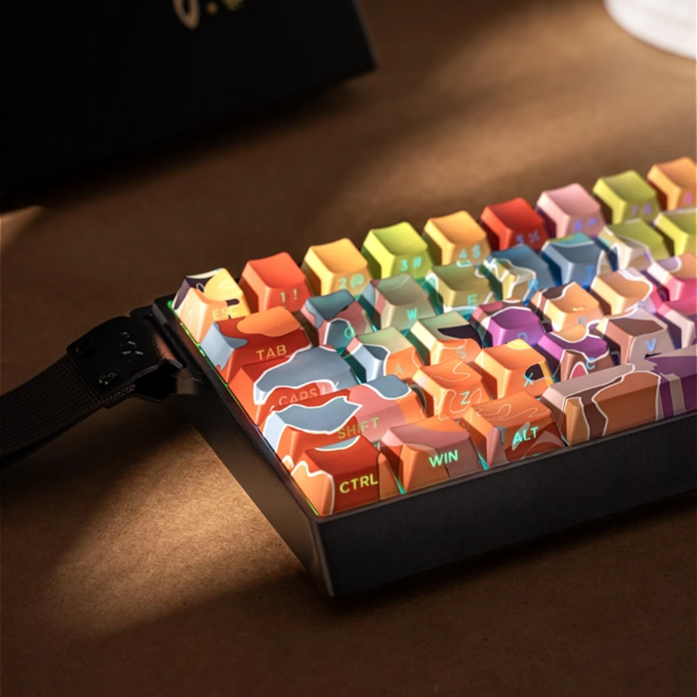 Colorful Camouflage Keycaps Cherry Mda Side Engraved Light-Transmitting 130Keys Customized Iso/Ansi Layout Keycaps
Colorful Camouflage Keycaps Cherry Mda Side Engraved Light-Transmitting 130Keys Customized Iso/Ansi Layout Keycaps