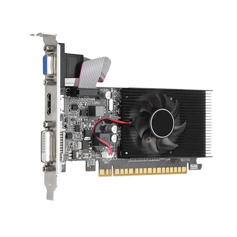 GT210 1GB Графическая карта GT210 1GB GDDR3 64-битная графическая карта DVI-D + VGA + HD настольная видеокарта
GT210 1GB Графическая карта GT210 1GB GDDR3 64-битная графическая карта DVI-D + VGA + HD настольная видеокарта