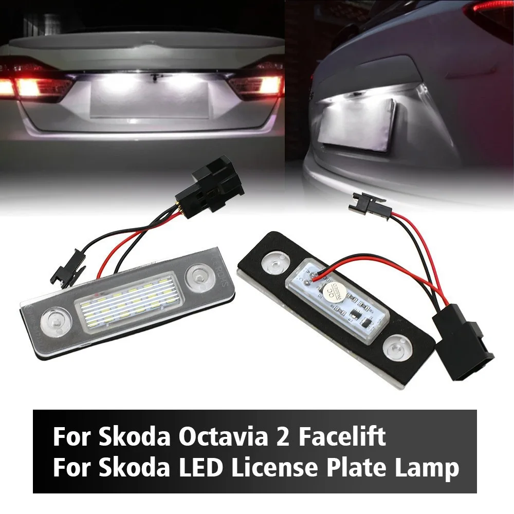 2PCS Suitable for Skoda - Decoded LED License Plate Light for Roomster Octavia
2PCS Suitable for Skoda - Decoded LED License Plate Light for Roomster Octavia