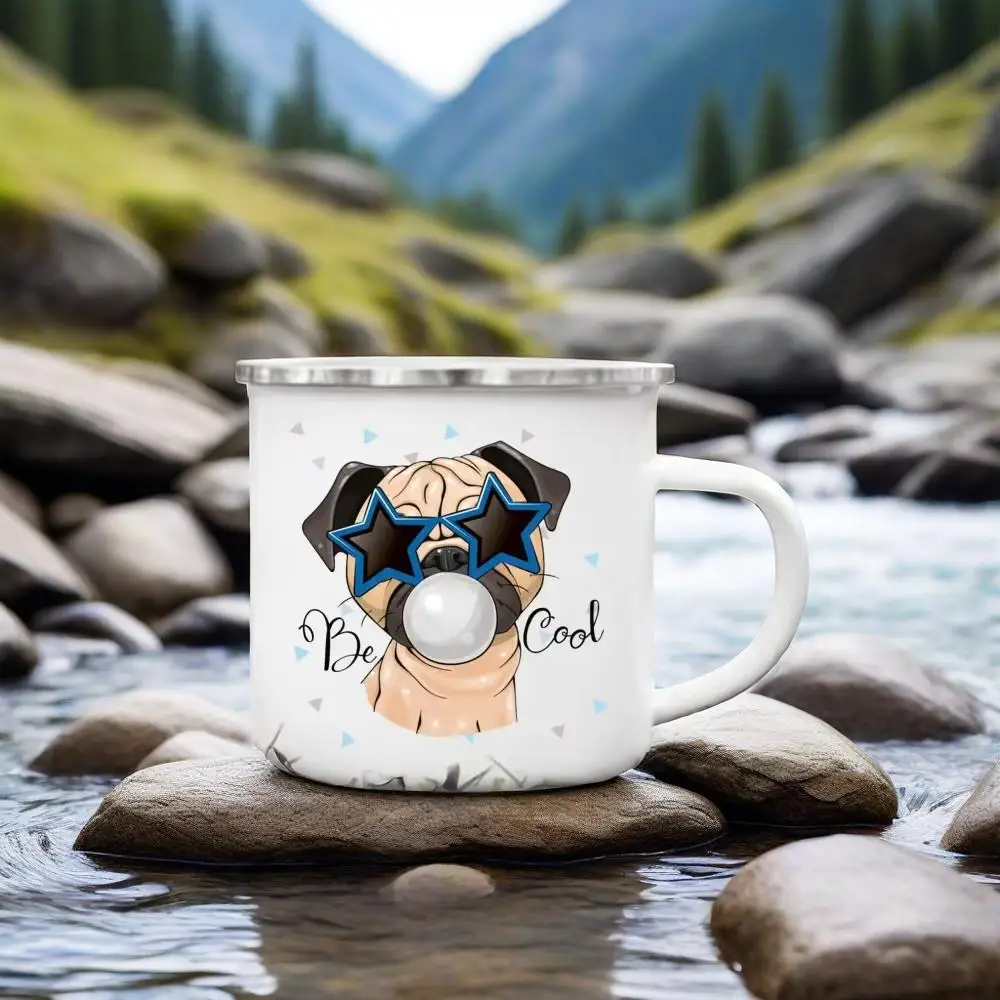 Camping Camfire Enamel Mugs French Bulldog Print Mugs Creative Coffee Cup Drink Milk Beer Cup Handle Drinkware Gift for Dog Love
Camping Camfire Enamel Mugs French Bulldog Print Mugs Creative Coffee Cup Drink Milk Beer Cup Handle Drinkware Gift for Dog Love