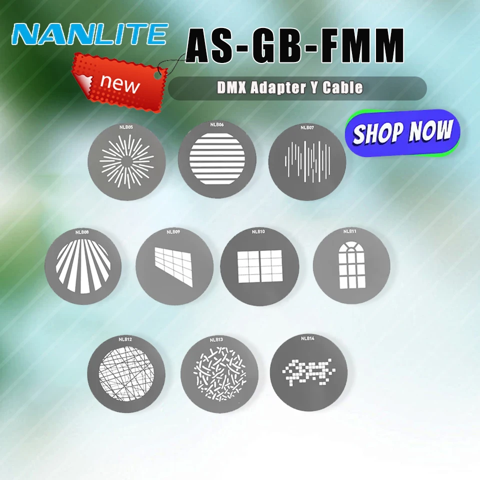 Nanlite AS-GB-FMM Photography Studio GOBO Kit Photography Accessory for PJ-FMM-19/36
Nanlite AS-GB-FMM Photography Studio GOBO Kit Photography Accessory for PJ-FMM-19/36