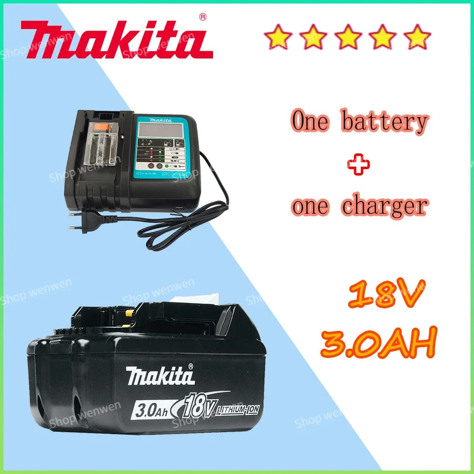 100% Original Makita 18V 3.0Ah With LED Lithium-ion Replacement BL1850 BL1860 BL1860B Makita Rechargeable Power Tool Battery
100% Original Makita 18V 3.0Ah With LED Lithium-ion Replacement BL1850 BL1860 BL1860B Makita Rechargeable Power Tool Battery