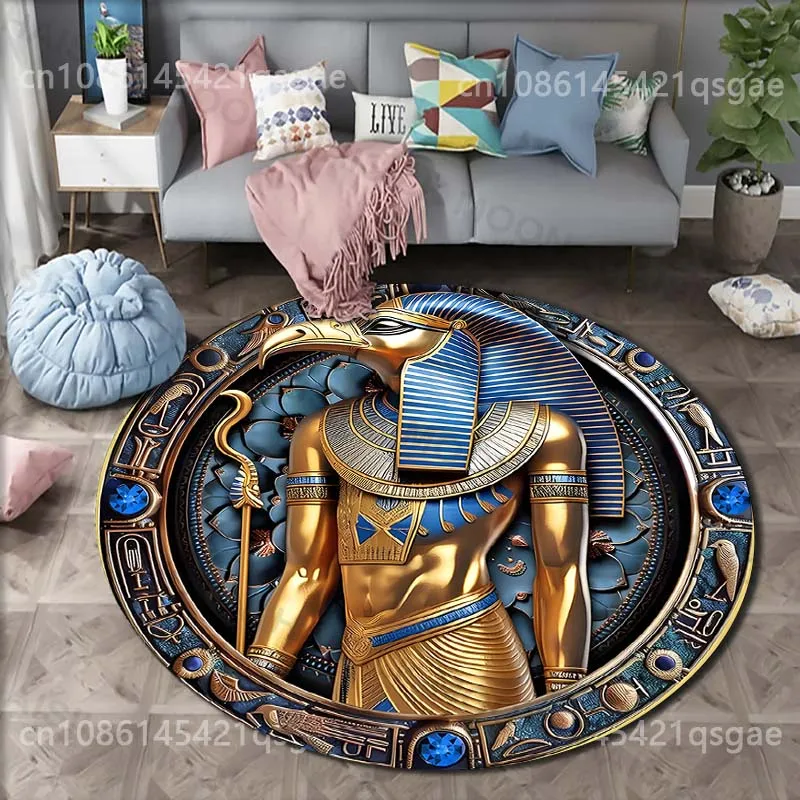 Beautiful Mysterious Ancient Egyptian Elemental Scepter Printed Round Carpet RoomTable Chair Sofa Decorative Rug Yoga Mat Gift
Beautiful Mysterious Ancient Egyptian Elemental Scepter Printed Round Carpet RoomTable Chair Sofa Decorative Rug Yoga Mat Gift