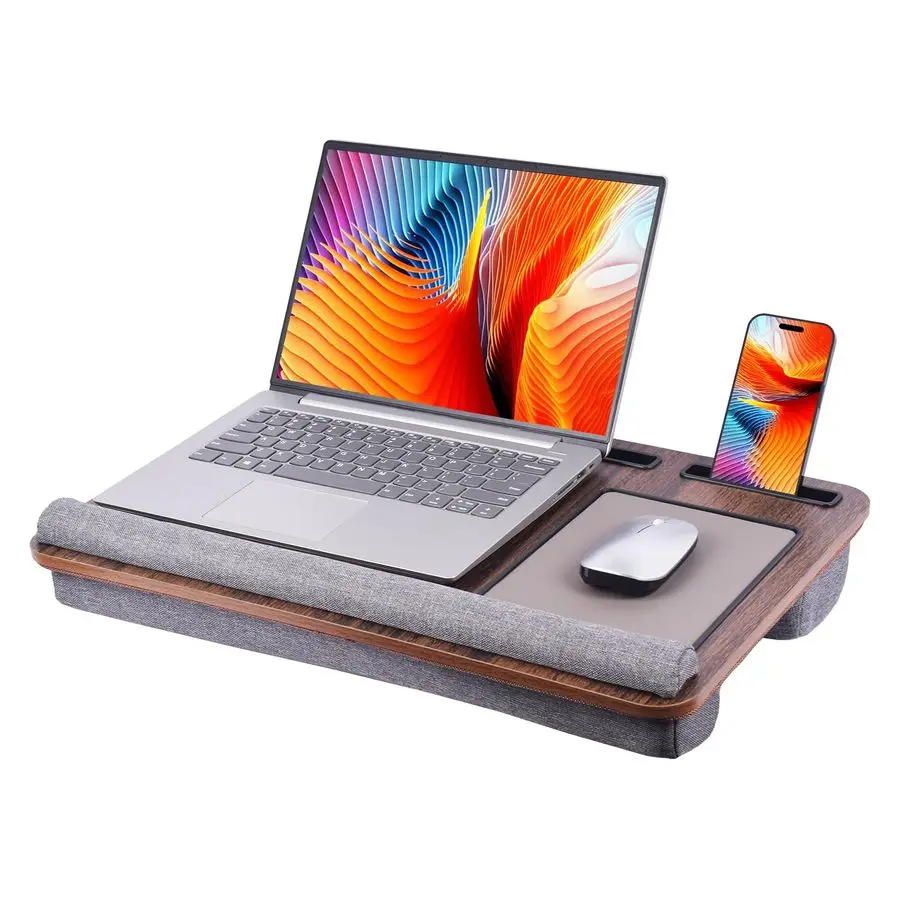 Офисный стол на коленях с подставкой для запястий, ковриком для мыши и держателем для телефона Большой стол для ноутбука-кровати для ноутбука, ноутбука, планшета, ноутбука
Офисный стол на коленях с подставкой для запястий, ковриком для мыши и держателем для телефона Большой стол для ноутбука-кровати для ноутбука, ноутбука, планшета, ноутбука