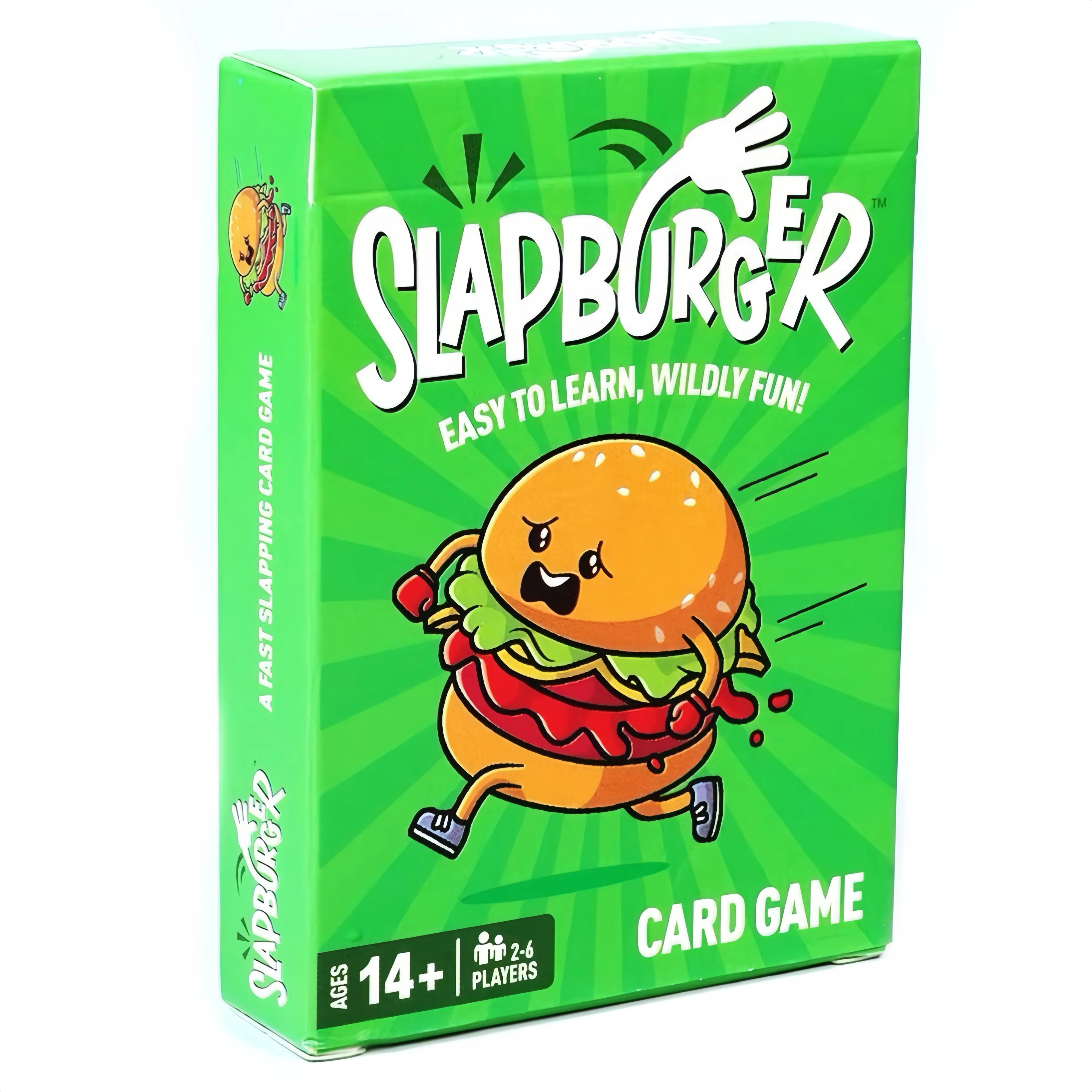 Slapburger Fun Card Game | 14+Suitable for 2-6 people fast-paced interaction | Essential for Happy Birthday/Classroom/Camping/Ga
Slapburger Fun Card Game | 14+Suitable for 2-6 people fast-paced interaction | Essential for Happy Birthday/Classroom/Camping/Ga