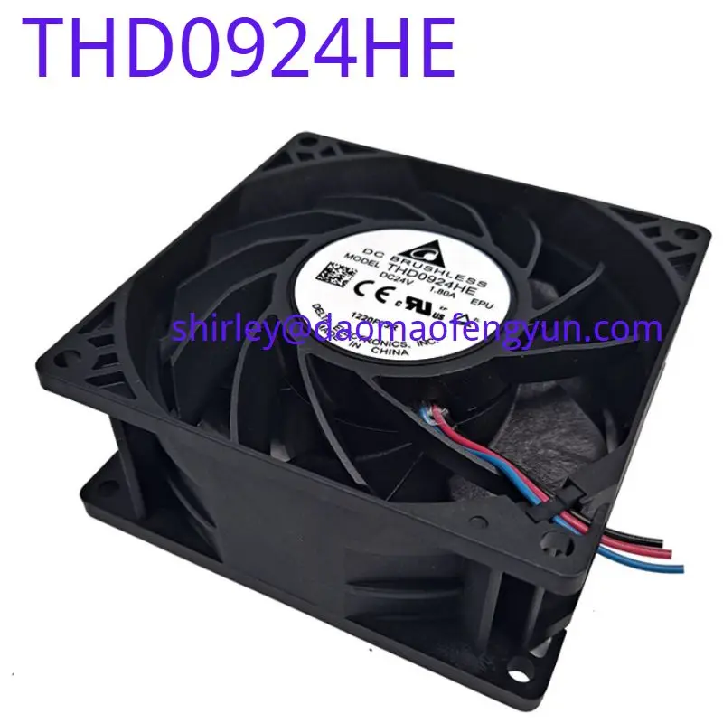 Brand New THD0924HE 9238/24V 1.8A frequency converter cooling fan ball 3-wire 4-wire PWM speed control fan IP68 waterproof fan
Brand New THD0924HE 9238/24V 1.8A frequency converter cooling fan ball 3-wire 4-wire PWM speed control fan IP68 waterproof fan