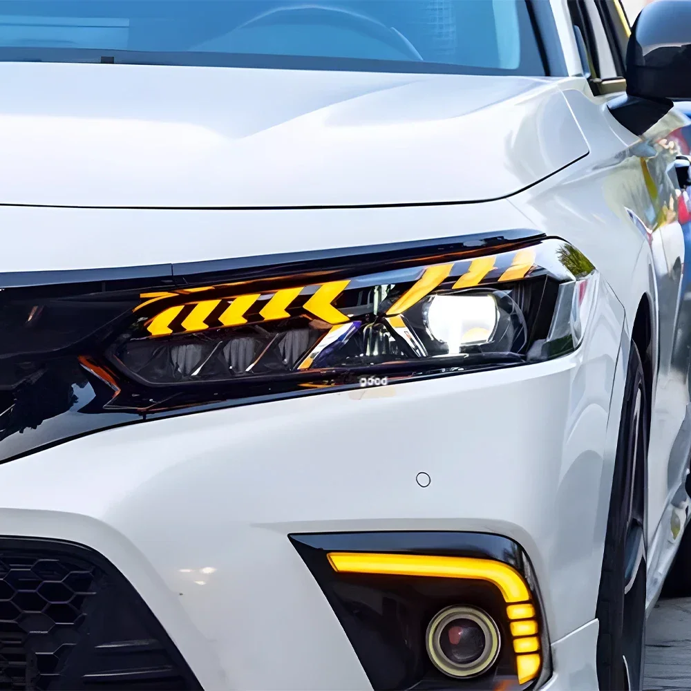 Автомобильные передние фонари для Honda civic X1 11th 2022-2023, обновленная сборка автомобильных фар, светодиодный динамический объектив проектора, аксессуары для инструментов 
Автомобильные передние фонари для Honda civic X1 11th 2022-2023, обновленная сборка автомобильных фар, светодиодный динамический объектив проектора, аксессуары для инструментов