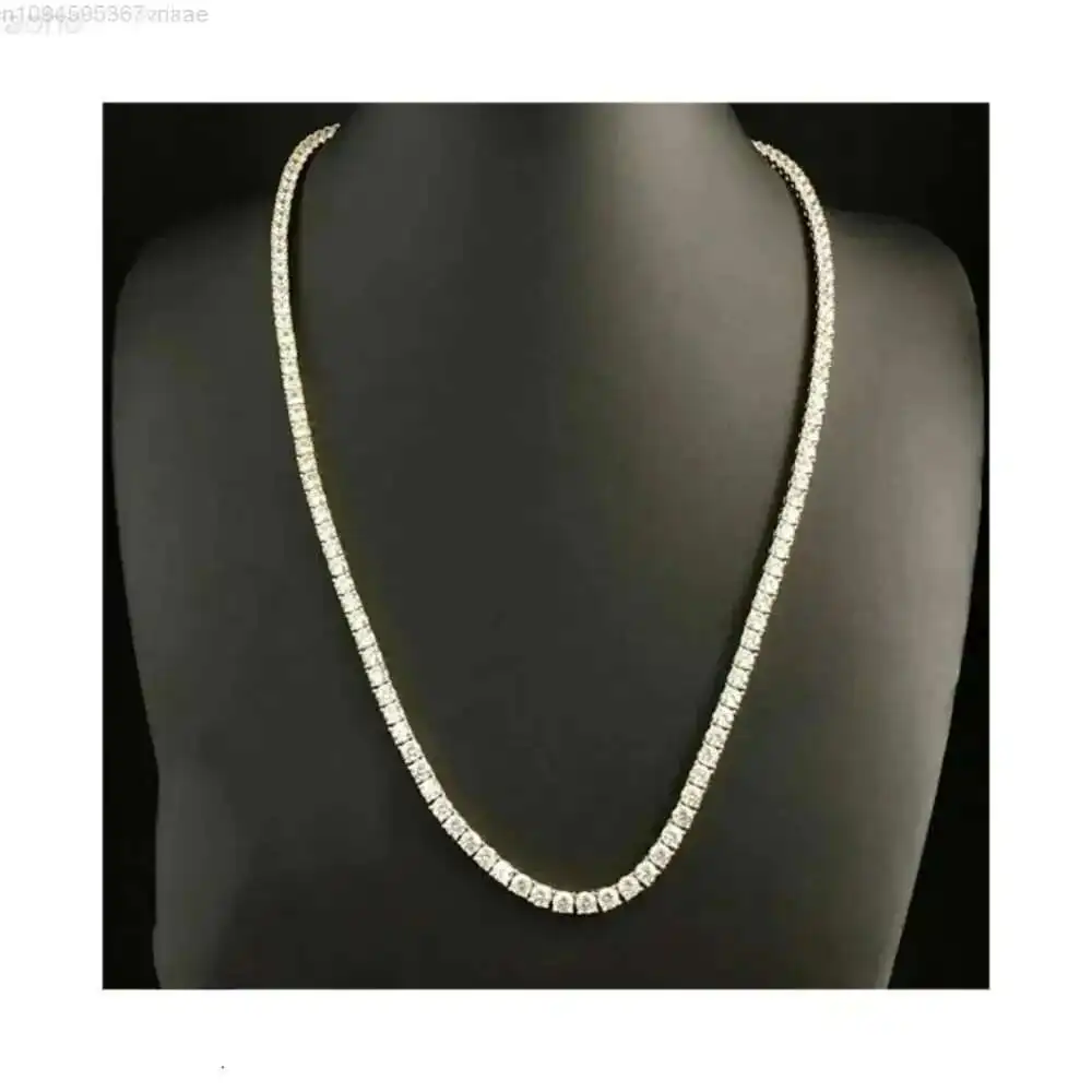 Arrival Tennis Chain Vvs Moissanite Diamond Stubbed 925 Sterling Silver White Gold Plated
Arrival Tennis Chain Vvs Moissanite Diamond Stubbed 925 Sterling Silver White Gold Plated