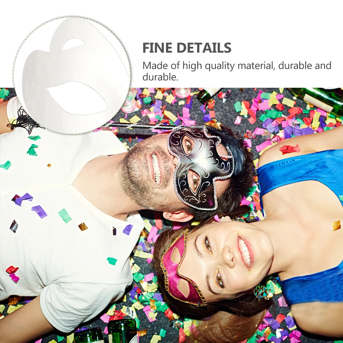 7Pcs Blank Paper Mask Kids White Pulp DIY Face Cover for Drawing Coloring Party Event Performance Reusable Lightweight
7Pcs Blank Paper Mask Kids White Pulp DIY Face Cover for Drawing Coloring Party Event Performance Reusable Lightweight