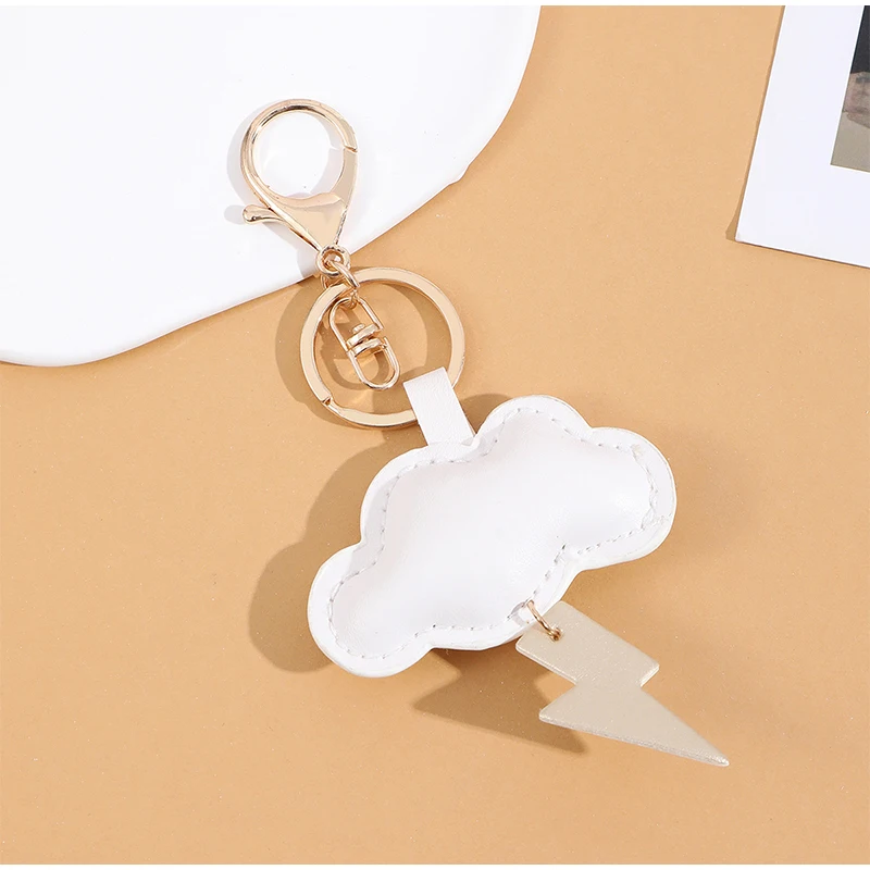 Lightning Cloud Keychain New High-quality Leather High-grade Creative Gift Exquisite Design Tree Bag Pendant Couple Accessories
Lightning Cloud Keychain New High-quality Leather High-grade Creative Gift Exquisite Design Tree Bag Pendant Couple Accessories