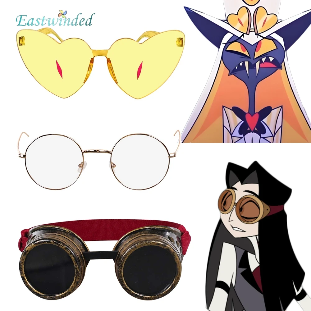 TV Hell Inn Sir Pentius, очки для косплея, очки с желтым сердцем, аксессуары для костюмов, лабораторные наряды, карнавальная вечеринка на Хэллоуин
TV Hell Inn Sir Pentius, очки для косплея, очки с желтым сердцем, аксессуары для костюмов, лабораторные наряды, карнавальная вечеринка на Хэллоуин