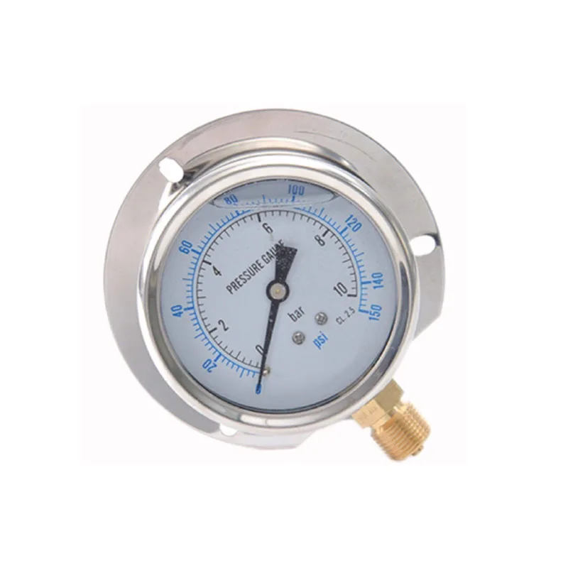 Marine oil pressure pressure gauge YN75T 10bar G3/8 seismic shockproof pressure gauge
Marine oil pressure pressure gauge YN75T 10bar G3/8 seismic shockproof pressure gauge