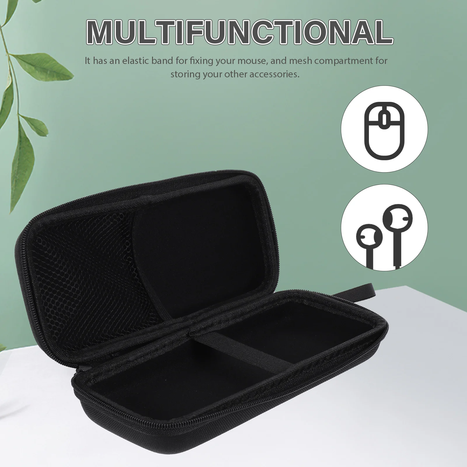 Multifunctional Mouse Beat Storage Box Black EVA Waterproof Scratch Resistant Lining Anti Collision Elastic Compartment
Multifunctional Mouse Beat Storage Box Black EVA Waterproof Scratch Resistant Lining Anti Collision Elastic Compartment