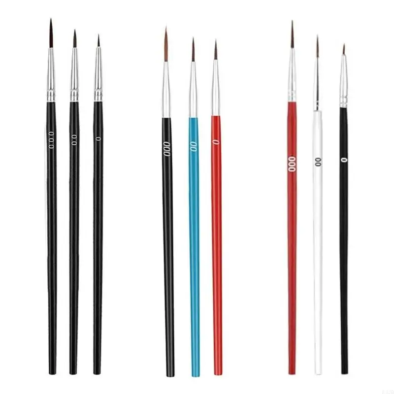 F42D 30 Pcs Tiny Detail Paint Brushes #0 #00 #000 3 Size Fine Paint Brush Artists Paint Brushes Nylon Hair Painting Brush
F42D 30 Pcs Tiny Detail Paint Brushes #0 #00 #000 3 Size Fine Paint Brush Artists Paint Brushes Nylon Hair Painting Brush