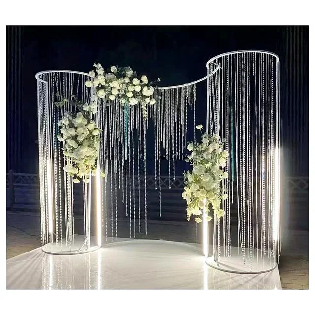 Outdoor Wedding Decoration S-shape Crystal Hanging Wedding Backdrop Wedding Arch Frame Metal
Outdoor Wedding Decoration S-shape Crystal Hanging Wedding Backdrop Wedding Arch Frame Metal