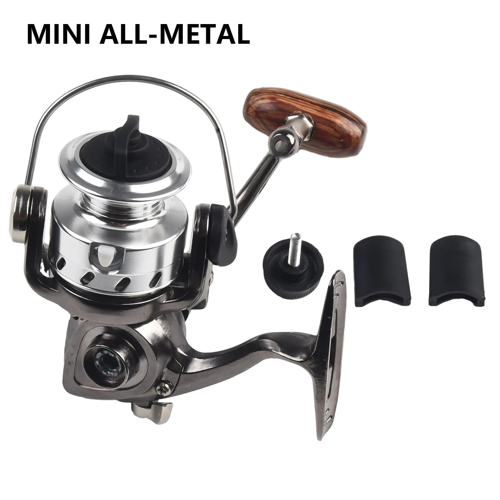 Mini Fishing Reel, Enhanced Gear Train, Lightweight Design, Recoil Canceller, Ideal for Ultra Small Lures, Easy to Handle
Mini Fishing Reel, Enhanced Gear Train, Lightweight Design, Recoil Canceller, Ideal for Ultra Small Lures, Easy to Handle