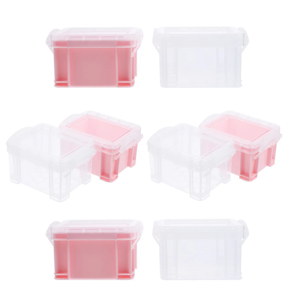 8pcs Mini Boxes Pink Transparent Plastic Small Storage Containers Plastic Containers Lids Bead ganizers Small Jars Home Supplies
8pcs Mini Boxes Pink Transparent Plastic Small Storage Containers Plastic Containers Lids Bead ganizers Small Jars Home Supplies