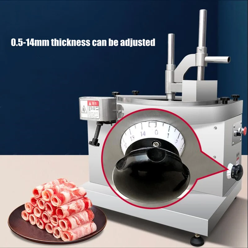 0.5-14mm Automatic Fresh Meat Slicer For Waist Slice Beef Lamb Meat Plate Tendon Commercial Electric Meat Cutter Machine
0.5-14mm Automatic Fresh Meat Slicer For Waist Slice Beef Lamb Meat Plate Tendon Commercial Electric Meat Cutter Machine