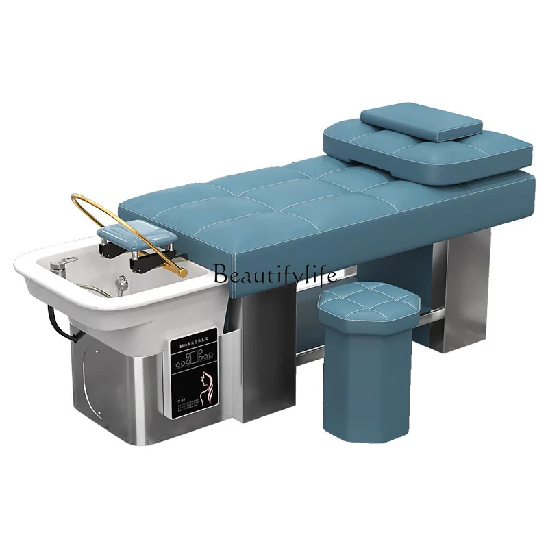 88.-Hairdresser Shampoo Bed Hair Salon Special Hair Therapy Fumigation Water Circulation Multifunctional Hair Salon Flush Bed
88.-Hairdresser Shampoo Bed Hair Salon Special Hair Therapy Fumigation Water Circulation Multifunctional Hair Salon Flush Bed