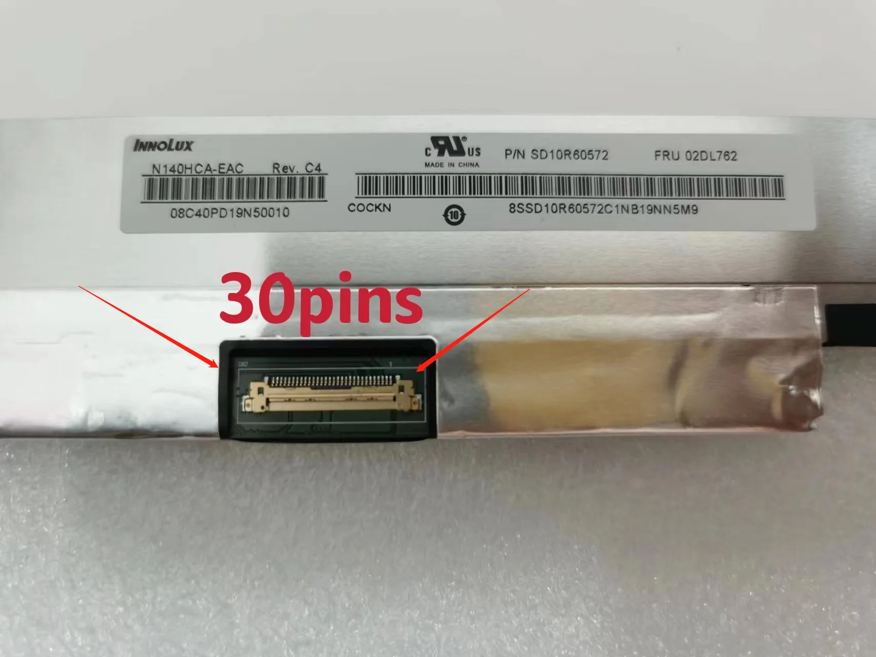 ЖК-экран 14,0 дюймов IPS для ноутбука N140HCA-EAC C2 B140HAN04.0 B140HAN04.1 B140HAN04.5, FHD 1920x1080, 30 контактов, eDP
ЖК-экран 14,0 дюймов IPS для ноутбука N140HCA-EAC C2 B140HAN04.0 B140HAN04.1 B140HAN04.5, FHD 1920x1080, 30 контактов, eDP