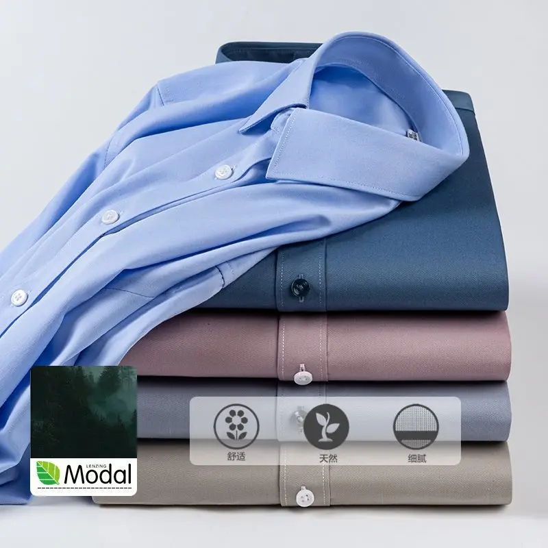 Business Casual Long Sleeve Modal Shirt for Men Ice Silk Cool Feeling Breathable Professional Fashionable Versatile Premium S...
Business Casual Long Sleeve Modal Shirt for Men Ice Silk Cool Feeling Breathable Professional Fashionable Versatile Premium S...