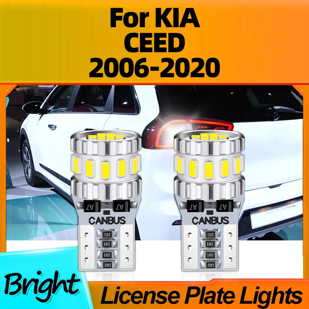 2Pcs Quick Start LED License Plate Light Bulbs W5W T10 For KIA CEED 2006 2007 2008 2009 2010 2011 2012 2013 2014 2015 16-2020
2Pcs Quick Start LED License Plate Light Bulbs W5W T10 For KIA CEED 2006 2007 2008 2009 2010 2011 2012 2013 2014 2015 16-2020