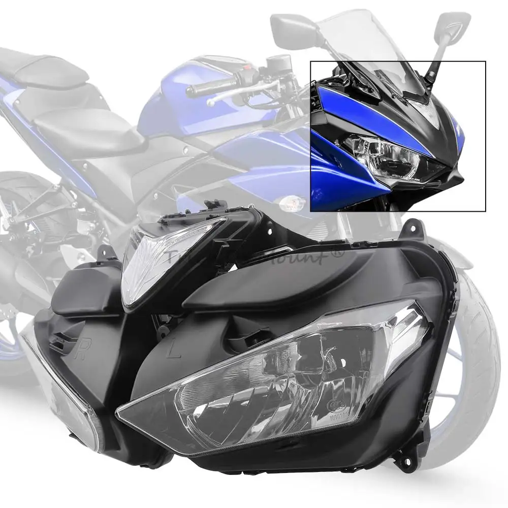 Motorcycle Headlight Housing For Yamaha Yzf-R25 Yzf R25 Yzf R3 2013-2018 Clear Lens Black Casing Headlight Lamp Assembly Housing
Motorcycle Headlight Housing For Yamaha Yzf-R25 Yzf R25 Yzf R3 2013-2018 Clear Lens Black Casing Headlight Lamp Assembly Housing