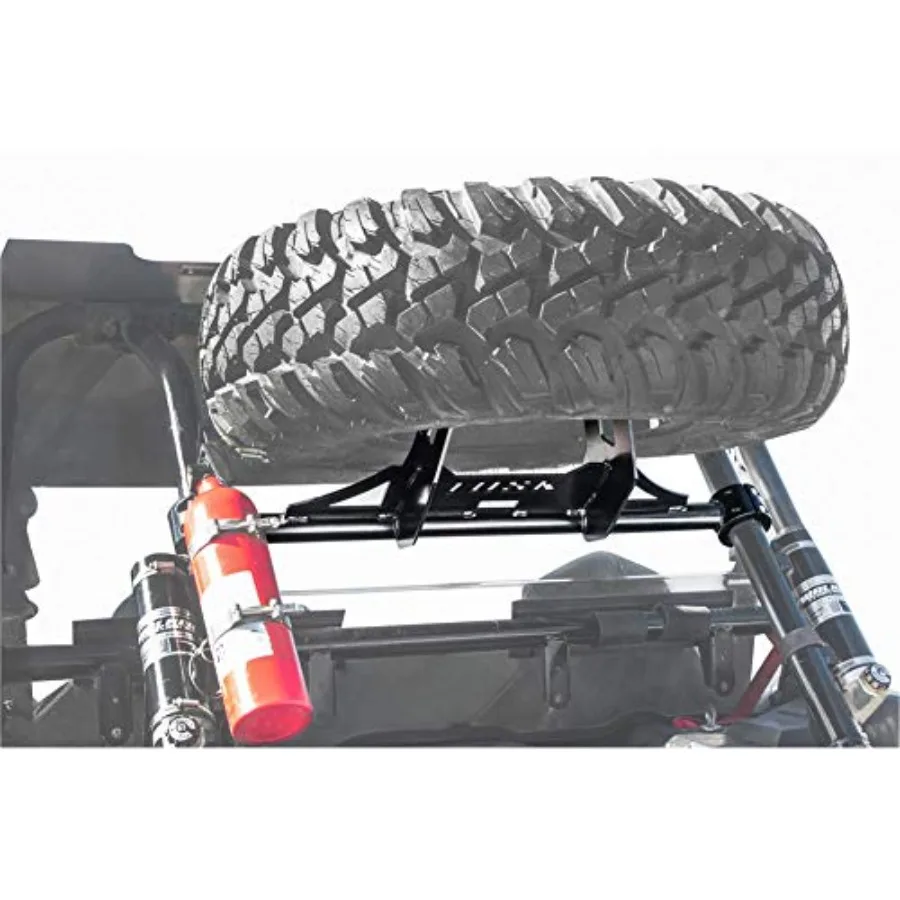 Heavy-Duty Spare Tire Carrier Adjustable for Roof Height or Below Wheel Offset Compatible with Polaris RZR XP 1000 2014-2021/RZ
Heavy-Duty Spare Tire Carrier Adjustable for Roof Height or Below Wheel Offset Compatible with Polaris RZR XP 1000 2014-2021/RZ