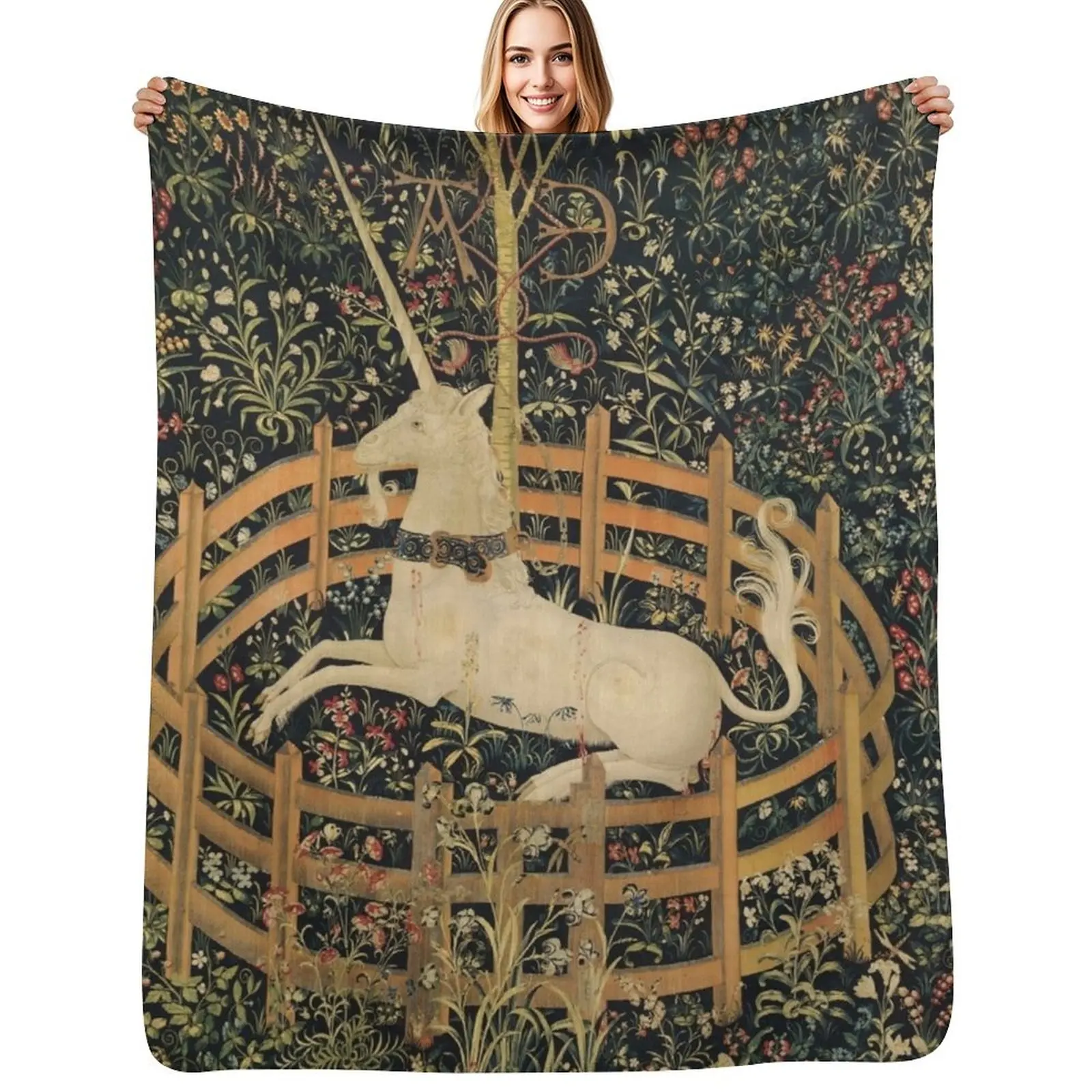 The Unicorn In Captivity Throw Blanket Foldable Soft Warm Blanket for Outdoor Use
The Unicorn In Captivity Throw Blanket Foldable Soft Warm Blanket for Outdoor Use