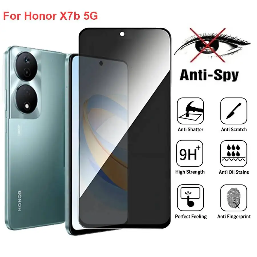 Honor X7b Anti Spy Privacy Tempered Glass Protector Compatible For Honorx7b 5G Full Cover Screen Phone Film
Honor X7b Anti Spy Privacy Tempered Glass Protector Compatible For Honorx7b 5G Full Cover Screen Phone Film