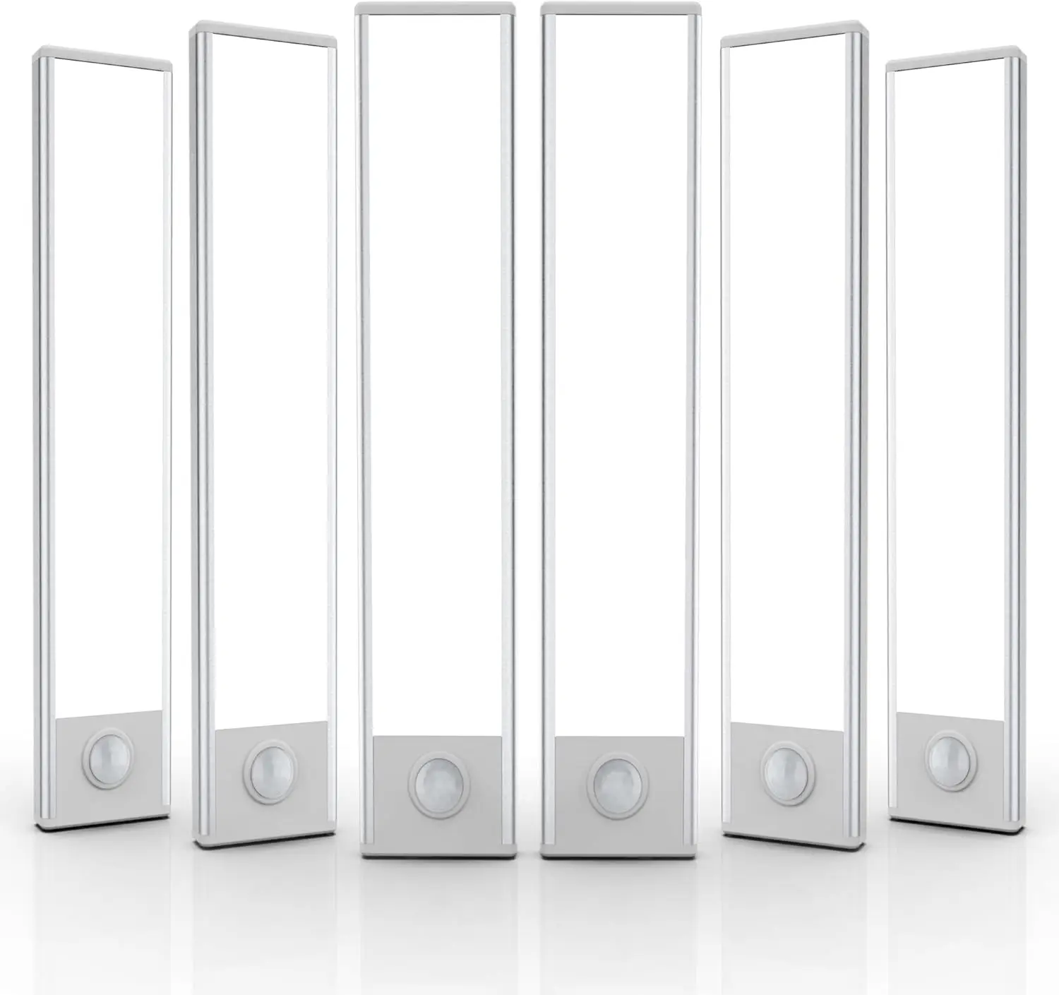 Комплект из 6 беспроводных светодиодных фонарей с датчиком движения, перезаряжаемое магнитное освещение под шкафом для кухни, шкафа, прихожей
Комплект из 6 беспроводных светодиодных фонарей с датчиком движения, перезаряжаемое магнитное освещение под шкафом для кухни, шкафа, прихожей