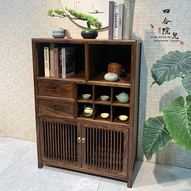 Pavilion Zen Storage Cabinet Walnut Tea Cabinet Solid Wood Living Room Dining Side Cabinet
Pavilion Zen Storage Cabinet Walnut Tea Cabinet Solid Wood Living Room Dining Side Cabinet