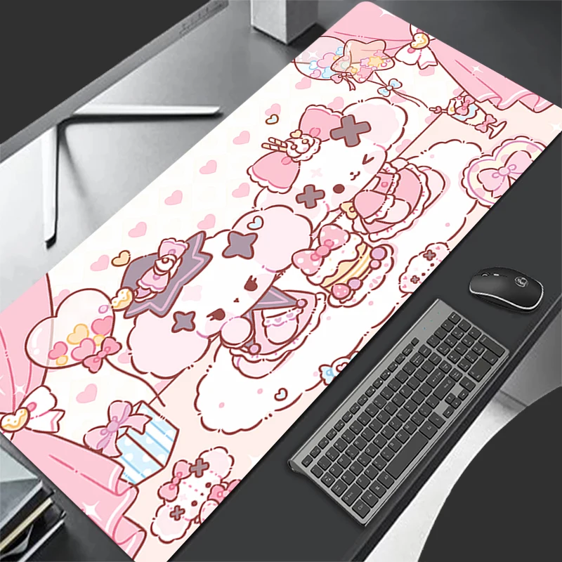 Kawaii Puppy Mouse pad non-slip laptop keyboard pad office desk pad game player large Mouse mat PC carpet Anime NONO Mousepad
Kawaii Puppy Mouse pad non-slip laptop keyboard pad office desk pad game player large Mouse mat PC carpet Anime NONO Mousepad