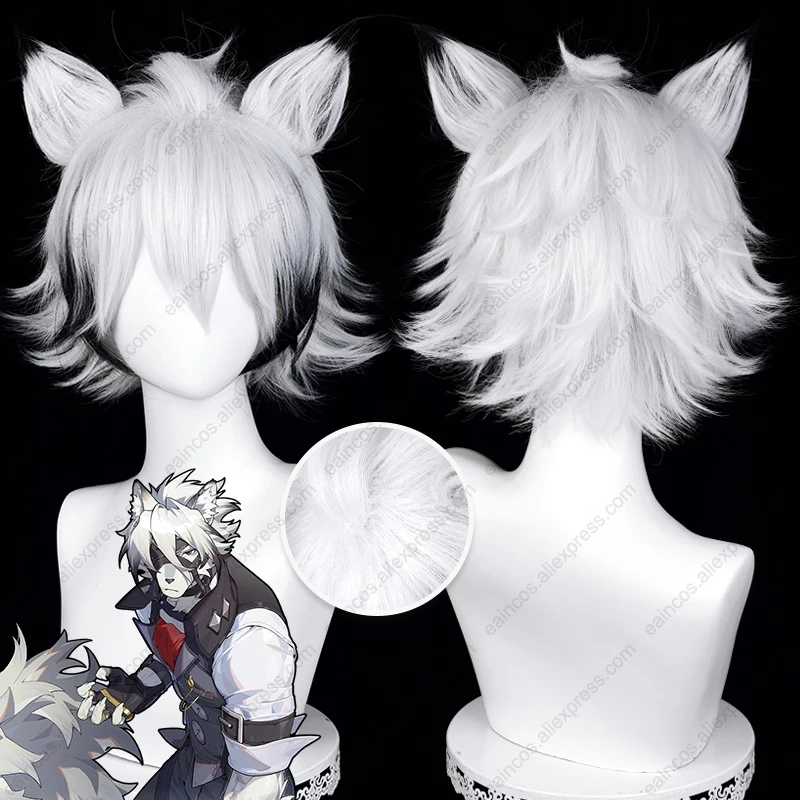 ZZZ Von Lycaon Cosplay Wig 30cm White Mixed Black Short Hair Heat Resistant Synthetic Wigs
ZZZ Von Lycaon Cosplay Wig 30cm White Mixed Black Short Hair Heat Resistant Synthetic Wigs
