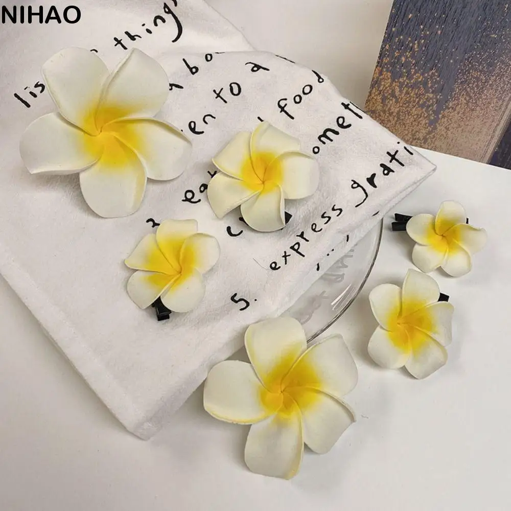 Korean Style Simulation Flower Hair Clip Bohemian Style Seaside Vacation Headwear Flower Hairpin Duckbill Clip Barrettes
Korean Style Simulation Flower Hair Clip Bohemian Style Seaside Vacation Headwear Flower Hairpin Duckbill Clip Barrettes