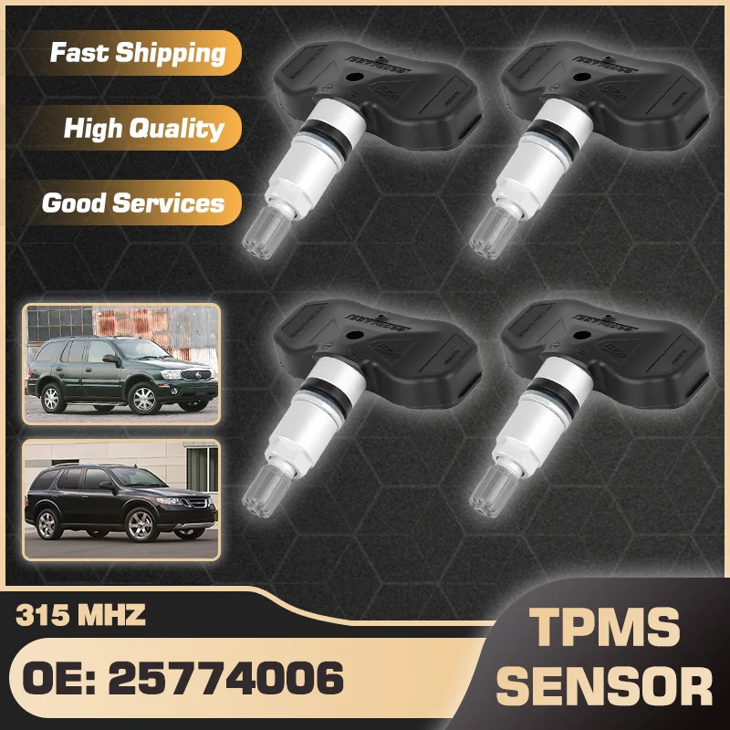 1/4PCS TPMS Tire Pressure Sensor For Buick Rainier 2003-2007 Saab 9-7X 2005-2009 Cadillac CTS SRX 2003-2006 25774006 315 MHz
1/4PCS TPMS Tire Pressure Sensor For Buick Rainier 2003-2007 Saab 9-7X 2005-2009 Cadillac CTS SRX 2003-2006 25774006 315 MHz